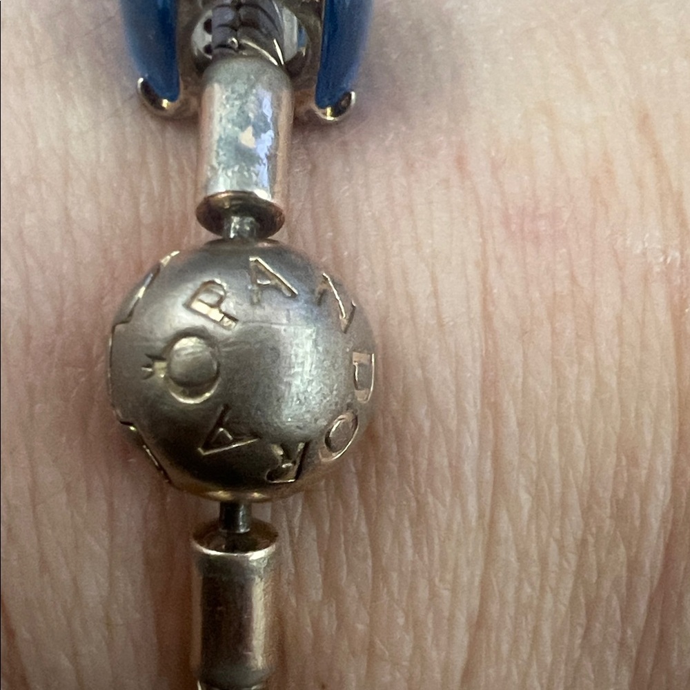 Pandora Gold and Multicolor Charm Bracelet - Picture 2 of 14